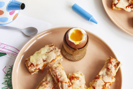 Pizza Dipping Soldiers